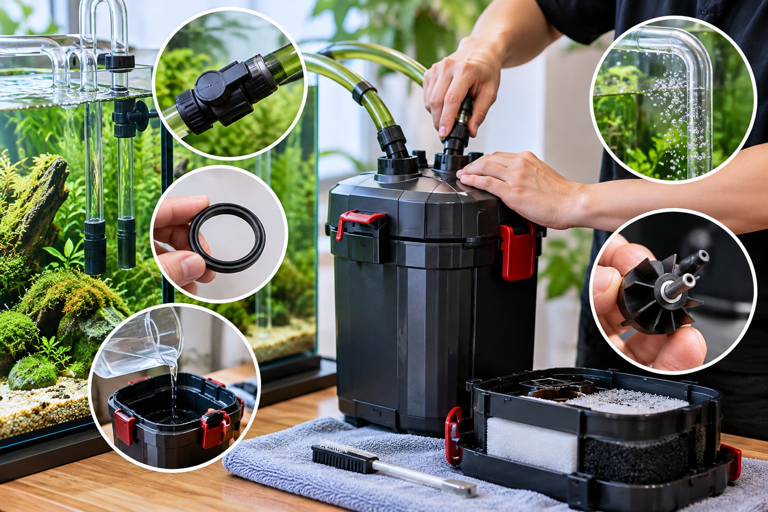 Lọc thùng không chạy sau khi vệ sinh: Cách xử lý