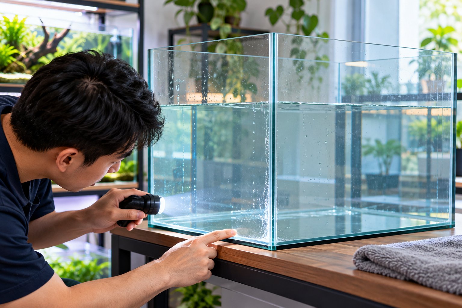Cách thử kín hồ cá và kiểm tra rò nước an toàn