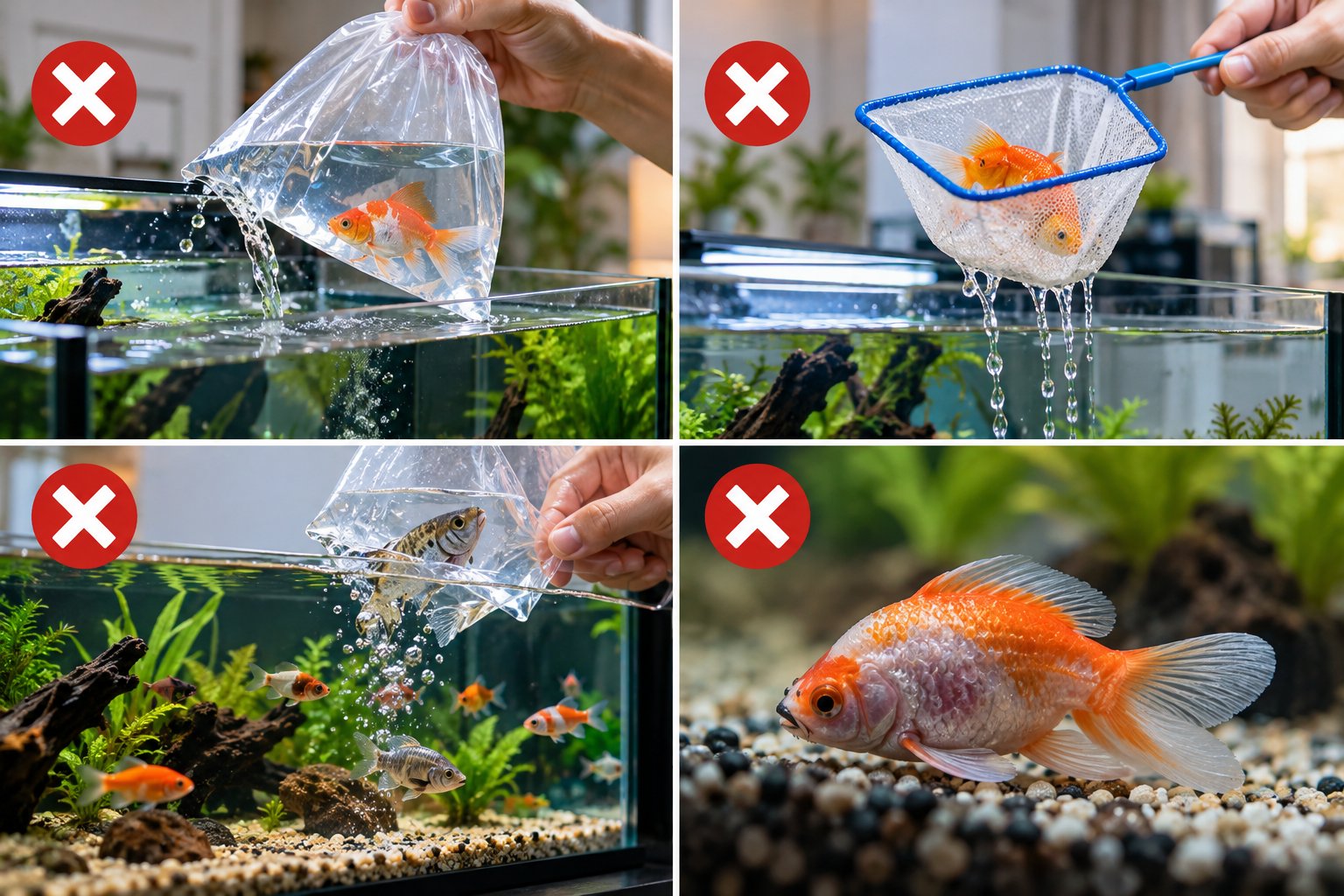 Ảnh minh hoạ: Cách thuần cá mới mua: 4 bước giảm sốc nước