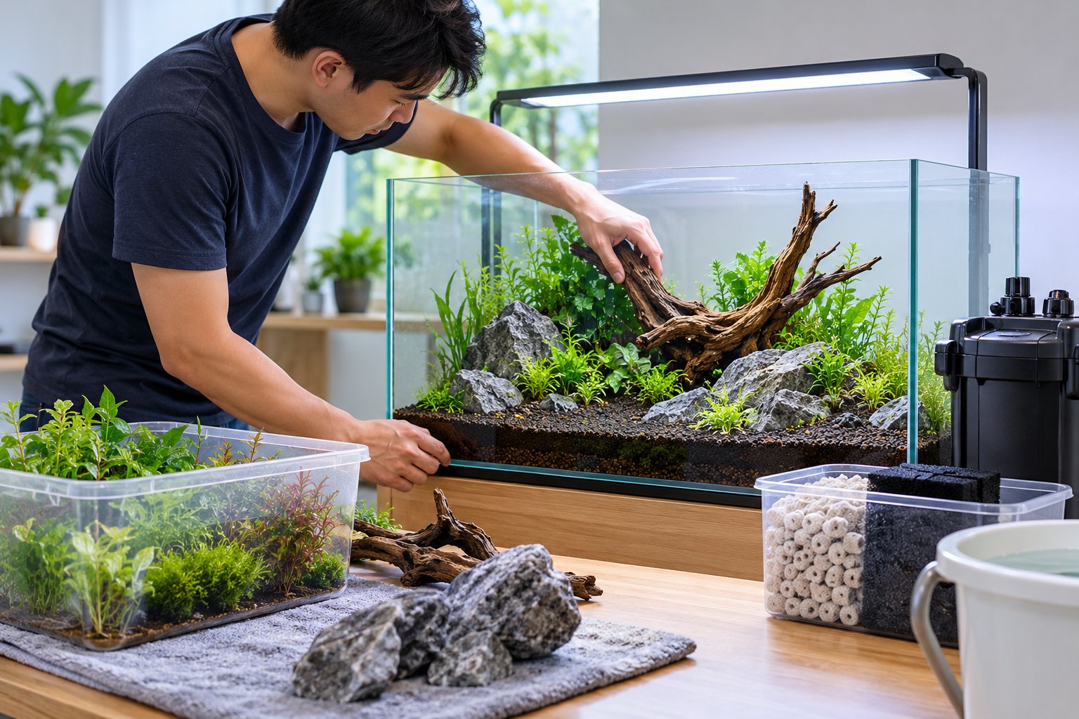 Cách di chuyển bể thủy sinh an toàn, giữ vi sinh 2 Ảnh minh hoạ: Cách di chuyển bể thủy sinh an toàn, giữ vi sinh