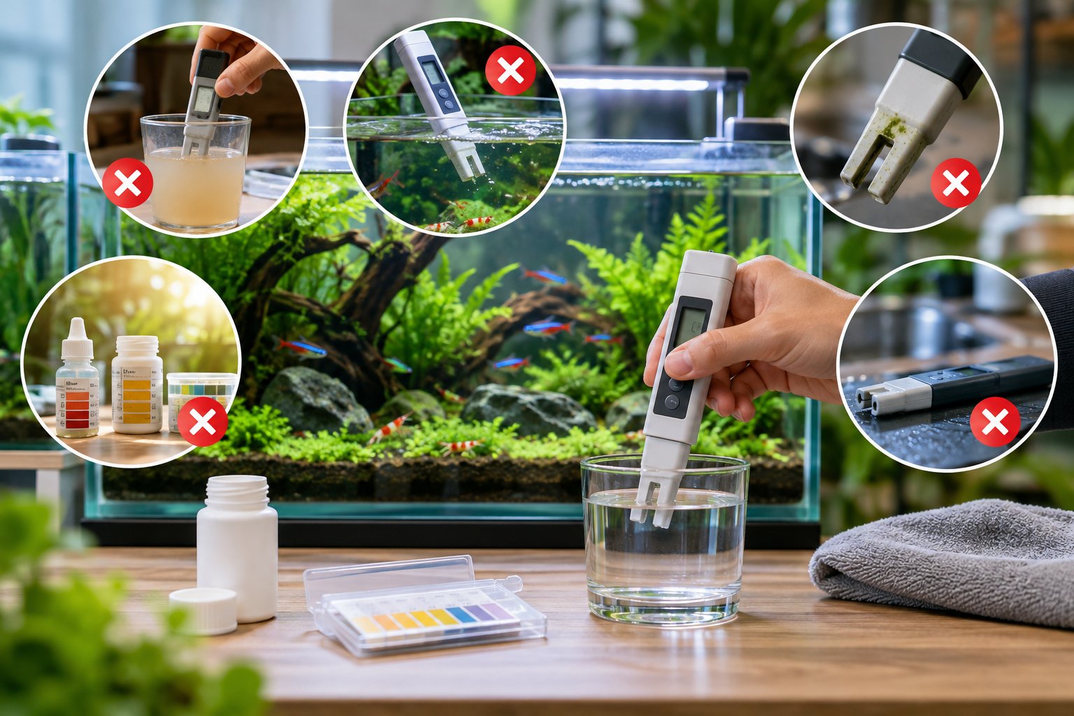 Ảnh minh hoạ: Cách đọc pH và TDS bể thủy sinh đúng cách