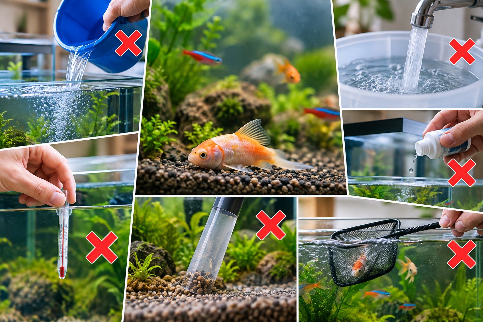 Ảnh minh hoạ: Cá chết sau khi thay nước: Cây quyết định xử lý
