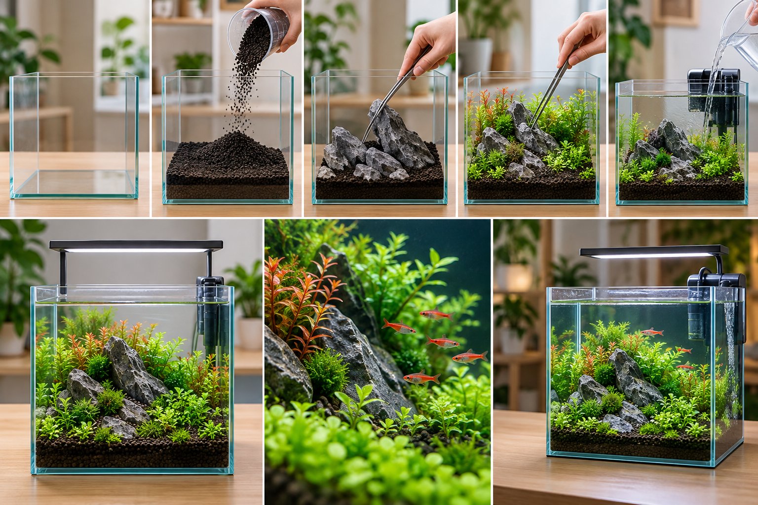 Ảnh minh hoạ: Setup bể thủy sinh nano: Chọn đồ và vận hành đúng