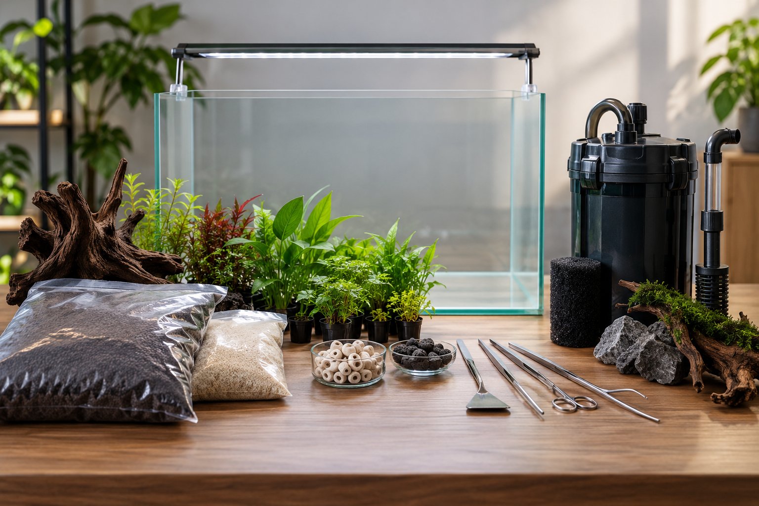 Ảnh minh hoạ: Setup hồ thủy sinh không CO2: Hướng dẫn từ A–Z