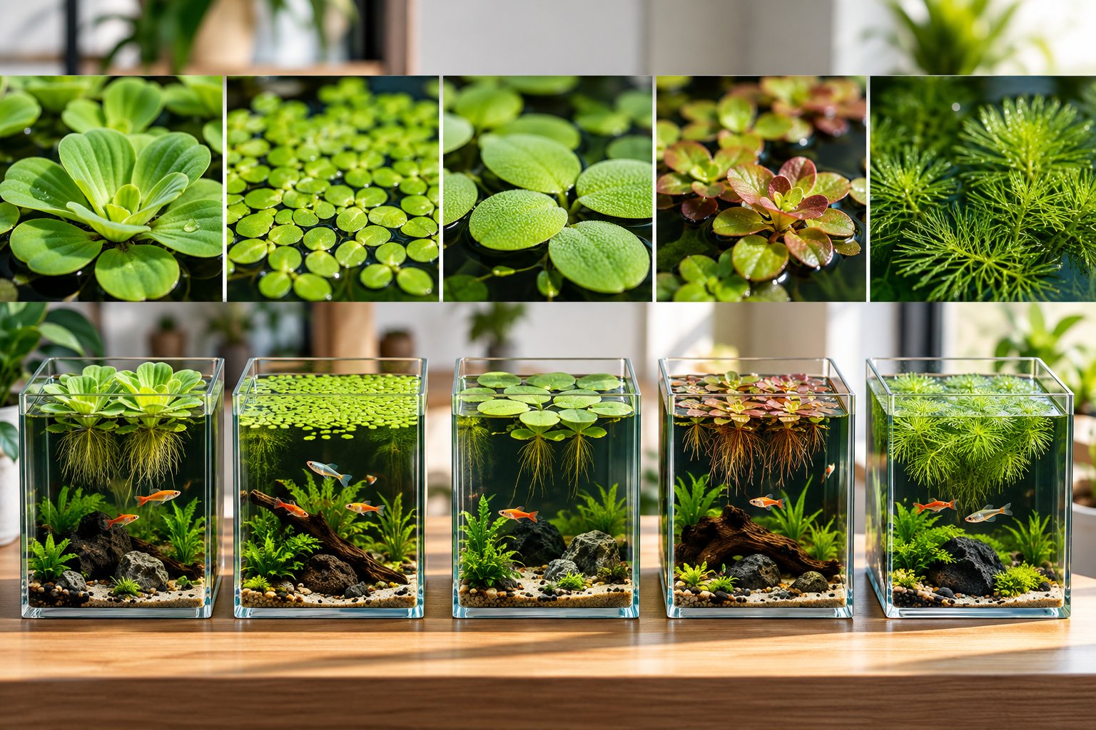 Ảnh minh hoạ: Cây thủy sinh nổi cho bể cá nhỏ: Cách chọn đúng